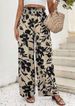 Women's Clothing Printed Loose Fitting Casual Pants Elastic Waistband Spring Summer Bestseller_ecoleips.com