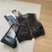 MISSLIER Autumn New Women's Protein Leather Vest Jacket 1520_ecoleips.com