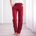 Women's Spring And Summer New Solid Color Cotton And Linen Drawstring Loose Casual Wide-leg Trousers_ecoleips.com