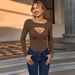 Voya Women's Simple And Sexy T-shirt With Spring And Summer Pleats, Slim Fit, Slimming And Age Reducing Temperament Top_ecoleips.com