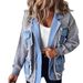3D Jacquard Knit Sweater Coat – Vintage-Inspired Chenille Cardigan With Denim Accents_ecoleips.com