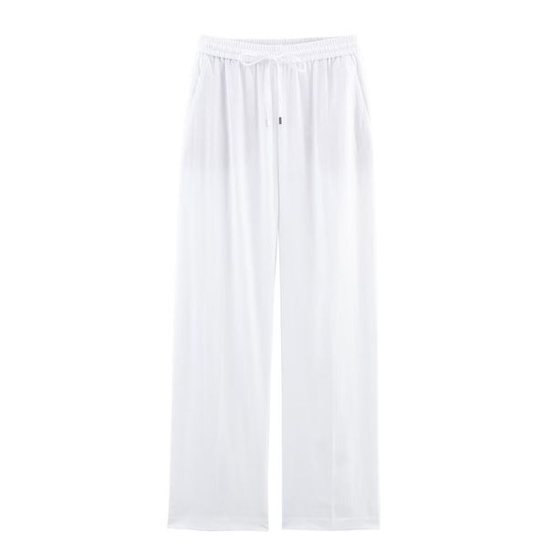 ZARZ Homemade New Women's Clothing Western Style Fashionable Linen Blended Straight Leg Pants 9929041_ecoleips.com