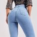 Aria Basics New European And American Cross-border Slim-fit Stretchy Fashion Light-colored Flared Women's Jeans_ecoleips.com