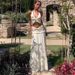 Spring/Summer Women's Two Piece Set Halter Neck Pleated Camisole Top With Ruffled Long Skirt Pant Suit_ecoleips.com