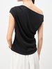 ZIQIAO Knit Top For Petite Women 2026 Summer New Arrival Short Sleeve Off-Shoulder Fitted Waist Women's Knitwear Tees 25ZQ92397_ecoleips.com