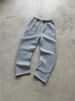 Retro Y2K Street Trend Hip-hop Casual Elastic Waist Zipper Loose Solid Color Sports Casual Pants Couple Outfit_ecoleips.com