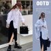 Autumn New Korean Fashion Shirt Top Loose Split Dress Two-Piece Set For Pregnant Women_ecoleips.com