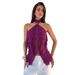 European American Style Women's Halter Neck Top Fashionable off Shoulder Design Slimming Outerwear Hot Girl Temperament Summer_ecoleips.com