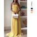 Women's Clothing Summer Suspender Skirt Sexy Slim Temperament Pleated Backless Dress_ecoleips.com