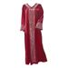 Women's Heavy Duty Rhinestone V Neck Long Dress Elegant Temperament Banquet Evening Gown Fashion plus Size Clothes_ecoleips.com