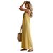Women's Loose Fit Sleeveless Backless Linen And Cotton Midi Dress – Casual Boho Resort Gown_ecoleips.com