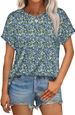 WEESO Womens T Shirts Crew Neck Rolled Short Sleeve Basic Summer Tops 2026 Casual Tees Curved Hem_ecoleips.com