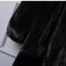 Luxury Faux Fur Coat For Women - Long Hooded Winter Jacket With Pockets, Plus Size Warm Outerwear For Elegant & Casual Style (Black)_ecoleips.com