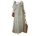 Women's Muslim Long Dress with Long Sleeves | Cross-Border Fashion | Dropshipping Available | Price Negotiable | Polyester Material_ecoleips.com