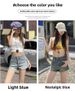 Old Low-rise Short Jeans, New Elastic Hip-wrapped Short Hot Pants_ecoleips.com