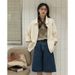 Real Shot Of The 2025 Spring-summer New Japanese Retro Denim Shorts For Women, Loose Fit, Slimming, Washed Wide-leg_ecoleips.com