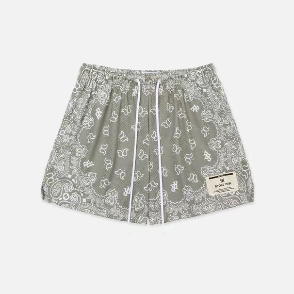 Women's Clothing Cashew Flower Shorts Leisure Sports Running Fitness Mesh Quick Drying Basketball Four Point Swimming Trunks_ecoleips.com