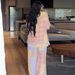 plus Size Women's Ethnic Style Loose Wide Leg Pants Set Casual Everyday Spring New Arrival European American Design_ecoleips.com