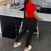 Women's Clothing Women's Fashion Set Includes T-Shirt Trousers Short Sleeved For Formal & Casual For Women_ecoleips.com