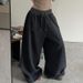 Women's Clothing Casual Pants Loose Sweatpants Wide Leg Pants Drape Mopping Loose Large Size Long Pants_ecoleips.com