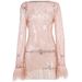 European And American Fashion Cross-border Summer Hot-selling Women's Nightclub Sequined Mesh See-through Sexy Dress_ecoleips.com