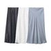 Women's Clothing Satin Polka Dot Midi Skirt Elegant Fishtail A-Line Mid-Calf Versatile Skirt For Spring/Autumn Summer_ecoleips.com