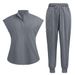 Women's Clothing 16 Color High End Surgical Suit Stand Collar Work Clothes Nurse Suit Scrub Jogging Wash Clothes_ecoleips.com