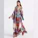 Women's Clothing Summer Printed Stand Collar Dress Three Quarter Sleeve New_ecoleips.com
