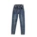 Women's Clothing Hot Diamond Jeans For Women Spring And Autumn New High Waist Slim Fit Skinny Long Pants Elastic Pencil Pants Trendy Style_ecoleips.com