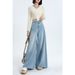 European American Sizes - Best-selling Cross-border Item: Washed Blue Wide-leg Pants, Loose And Stylish Women's Jeans_ecoleips.com