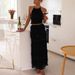 Women's Clothing New Sleeveless Chiffon Elastic Waist Two Piece Suit Ins Holiday Loose Skirt Suit_ecoleips.com