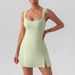 Women's Clothing ins new sexy sling yoga skirt tennis skirt light breathable golf sports one piece skirt_ecoleips.com