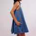 K Cowboy Dress Women's New Casual Sleeveless Backless Short Skirt_ecoleips.com