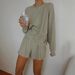 New Fashion Casual Solid Color Top Shorts Sports Suit Women_ecoleips.com