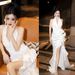 Women's Clothing Engagement Light Wedding Dress White Short Front Long Back Small Tail Wedding Dress Morning Gown Birthday Party Fishtail Dress_ecoleips.com