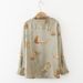Verve Women's Clothing 2025 Autumn New Fashion Leopard Animal Print Long Sleeve Shirt Top For Women_ecoleips.com