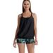 Women's Clothing Tankini Conservative Print Plus Size Two Piece Swimsuit For Women Slimming Flattering Swimwear_ecoleips.com