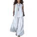 Women's Fashion Loose Pants Two Piece Set Style Solid Color Casual Autumn Summer New Arrival_ecoleips.com
