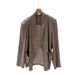 Women's Sophisticated French Single-Button Blazer Elegant Asymmetrical Front Long Sleeve Open Cardigan Style Loose Fit Jacket_ecoleips.com