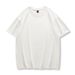 Women's Heavyweight Pure Cotton T-Shirt Loose Fitting Striped Short Sleeved Top Cartoon American Print New Summer_ecoleips.com