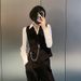 Same Style As In The Mall 2026 Women's Spring And Autumn New Slim-fit Chain V-neck Short Vest Jacket 5400780_ecoleips.com