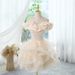 Women's Clothing New Arrival Tube Top Waist Mini Skirt New Style Fairy Dress Heavy Work Birthday Skirt Adult Ceremony Small Dress_ecoleips.com