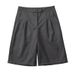 Summer Women's Casual Suit Shorts Five Point Pants Mid-Length Straight Loose Flow Wide Leg Clothing_ecoleips.com