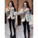 girl Winter New Denim Parka For Women Eco-Friendly Fur Sheepskin Patchwork Thickened Vintage Short Cotton Jacket_ecoleips.com