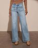 Aria Basics European And American Cross-Border High-Waisted Jeans For Women 2025 Spring New Slimming Wide-Leg Retro Style Elegant_ecoleips.com