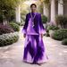Women's Clothing Plus Size Clothes Elegant Two-Piece Set With Print Top And Pleated Wide Leg Pants Casual Beach Style Summer Fashion_ecoleips.com