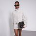Cross-border Women's Clothing Wholesale Polka Dot Stand-up Collar Loose Jacket 5247713 High-waisted Mini Shorts 2010713_ecoleips.com
