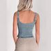 Women's Denim Cardigan Sleeveless Zipper Vest Small Camisole Top Cross Border Foreign Trade New Arrivals_ecoleips.com