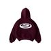 Women's Plus Size Velvet Hooded Sweatshirt Casual Letter Print Autumn Winter Top Trendy Street Style Couple Outfit_ecoleips.com