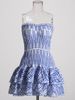 Cross-Border European And American Bohemian Vacation Style Ruffled Strapless Petite Embroidered Women's Waist-Cinching_ecoleips.com